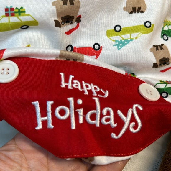 Dog pajamas cars Christmas tree dog in Santa large moose, stuffed animal - Picture 3 of 7